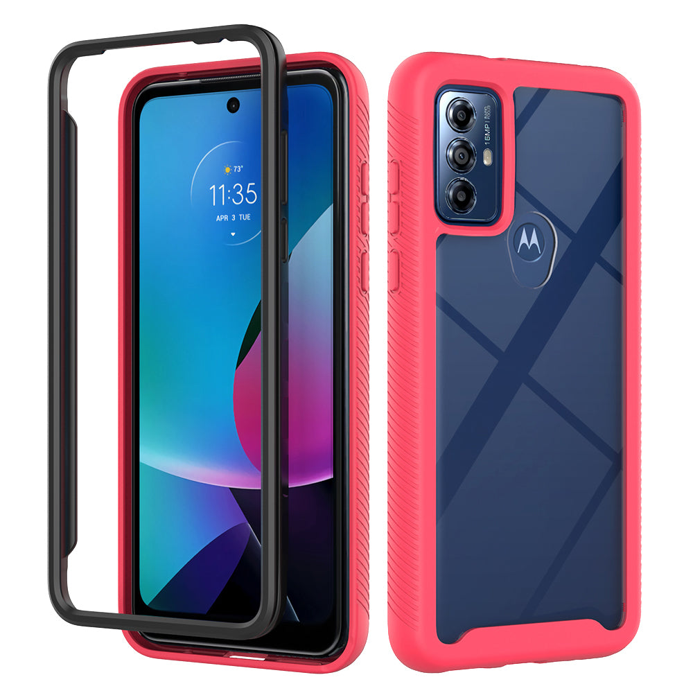 Til Motorola Moto G Play (2023) 4G Anti-drop gennemsigtigt telefontaske Hård Akryl PC Blød TPU Hybrid Cover Til Motorola Moto G Play (2023) 4G Anti-drop gennemsigtigt telefontaske Hård Akryl PC Blød TPU Hybrid Cover